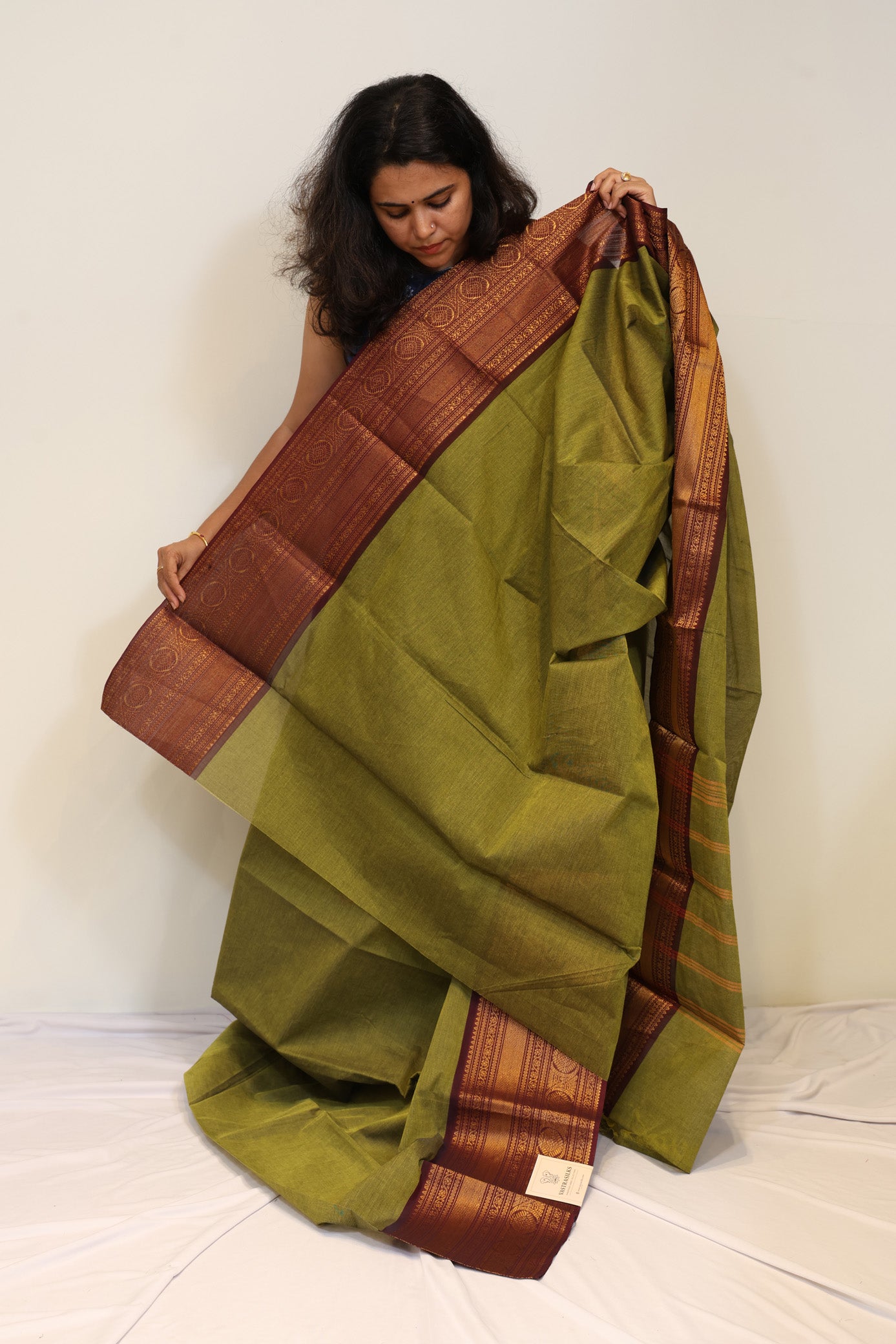 Green Kanchi Cotton Saree