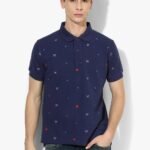 Marled Stripe-Trim Tee